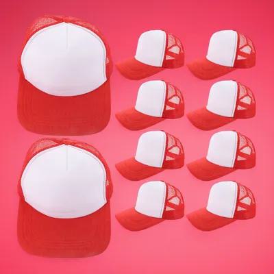 Hat Sublimation Blank - 10 bonés de beisebol lisos, com