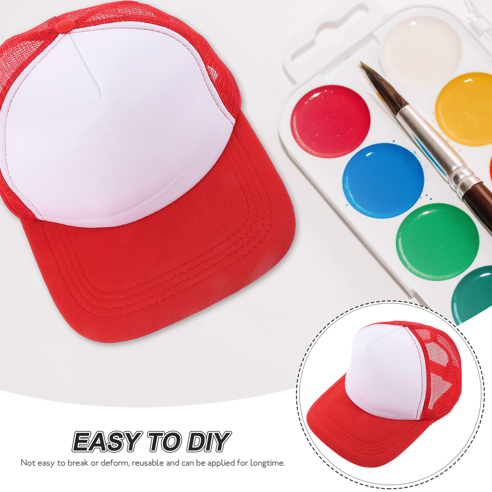 10 Bonés de Beisebol Lisos com - Hat Sublimation Blank avaliação e preço